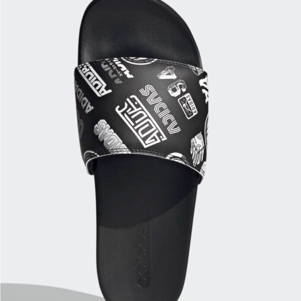 NWOB ADIDAS Adilette Comfort Men's Slide Sandals Size 8 - Picture 3 of 3